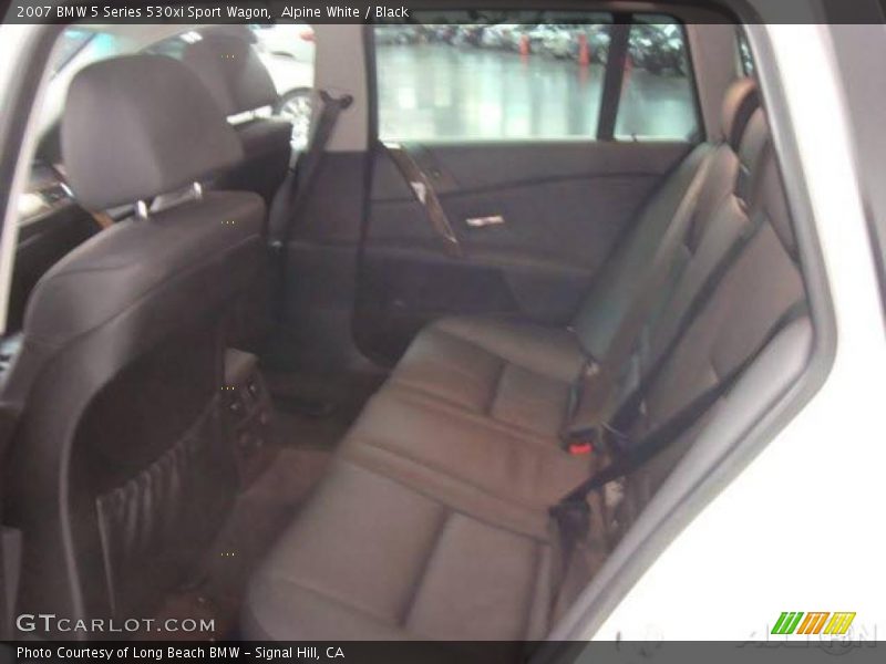 Alpine White / Black 2007 BMW 5 Series 530xi Sport Wagon