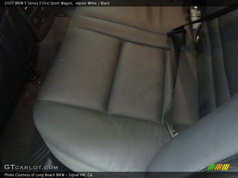Alpine White / Black 2007 BMW 5 Series 530xi Sport Wagon