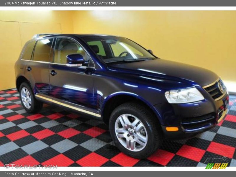 Shadow Blue Metallic / Anthracite 2004 Volkswagen Touareg V8