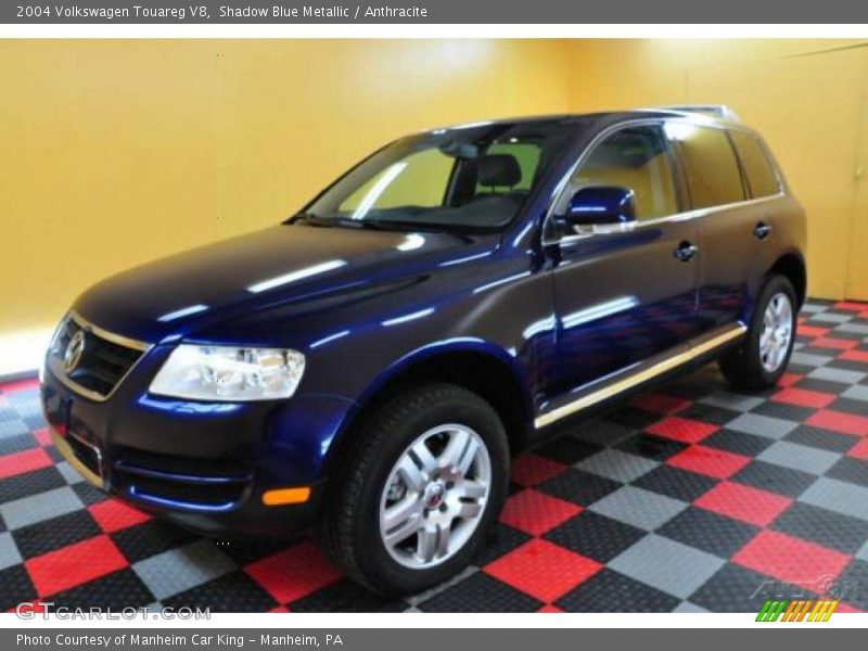 Shadow Blue Metallic / Anthracite 2004 Volkswagen Touareg V8