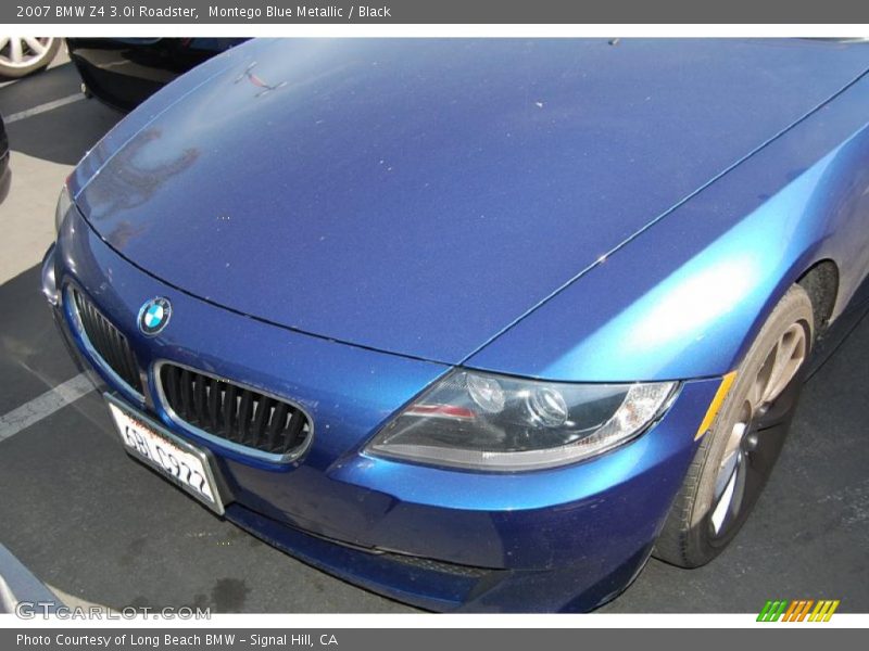 Montego Blue Metallic / Black 2007 BMW Z4 3.0i Roadster