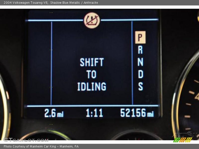 Shadow Blue Metallic / Anthracite 2004 Volkswagen Touareg V8