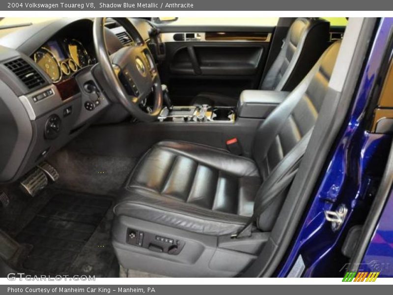 Shadow Blue Metallic / Anthracite 2004 Volkswagen Touareg V8