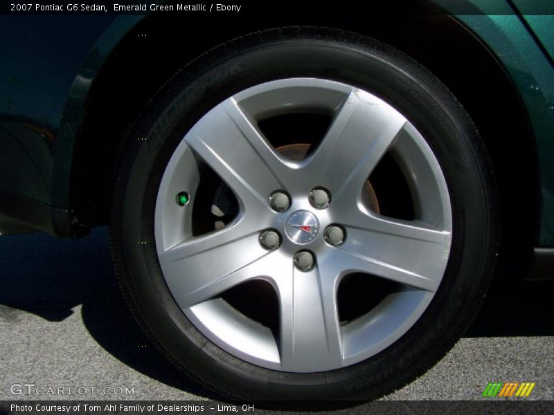 Emerald Green Metallic / Ebony 2007 Pontiac G6 Sedan