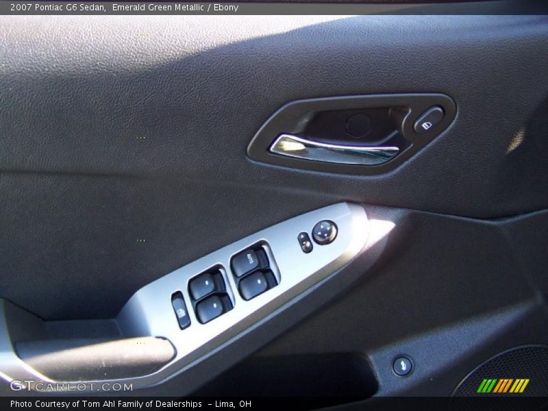 Emerald Green Metallic / Ebony 2007 Pontiac G6 Sedan