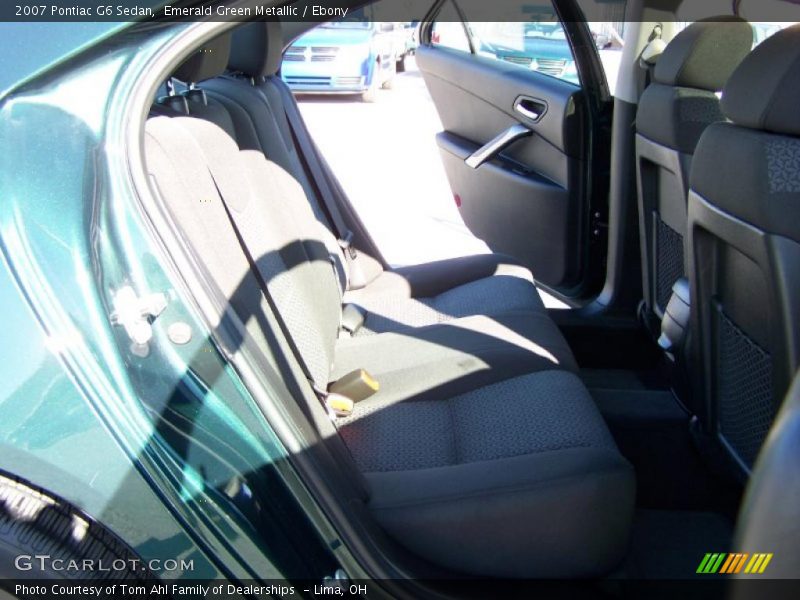 Emerald Green Metallic / Ebony 2007 Pontiac G6 Sedan