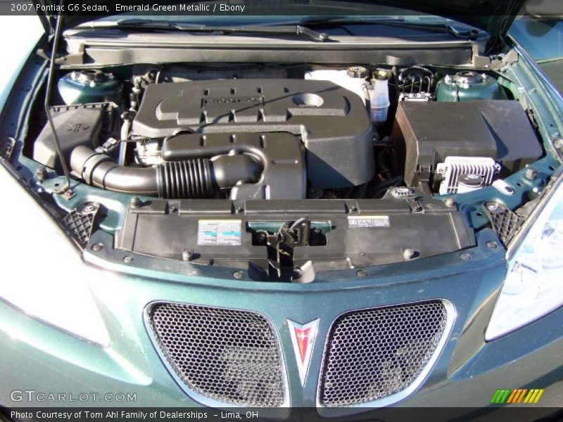 Emerald Green Metallic / Ebony 2007 Pontiac G6 Sedan