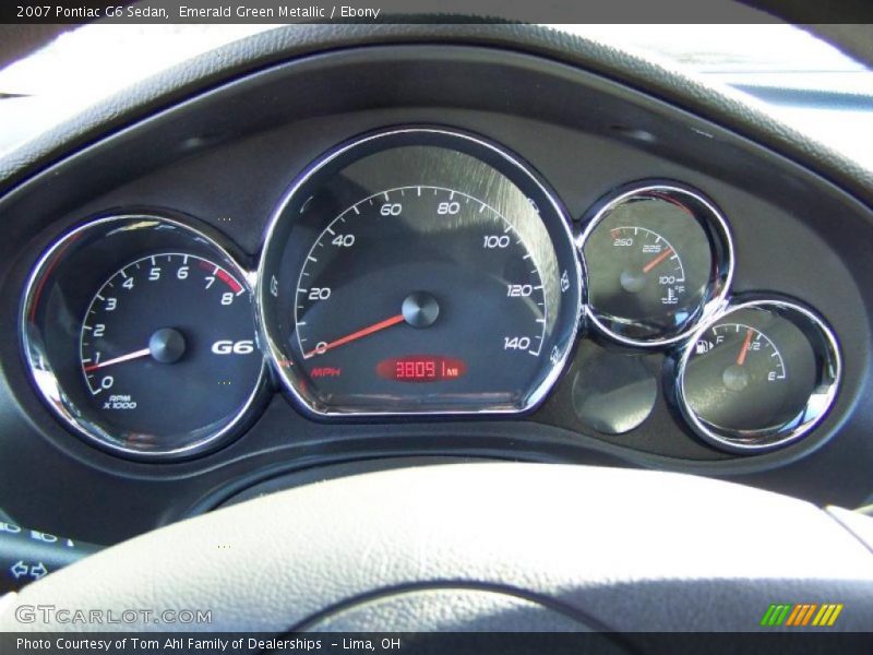 Emerald Green Metallic / Ebony 2007 Pontiac G6 Sedan
