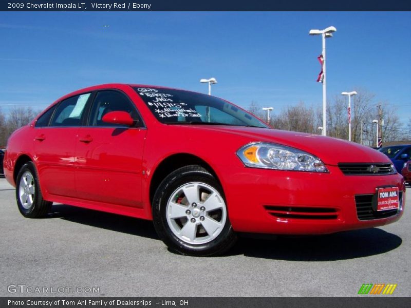 Victory Red / Ebony 2009 Chevrolet Impala LT