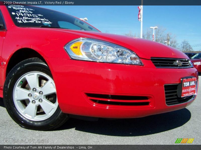 Victory Red / Ebony 2009 Chevrolet Impala LT