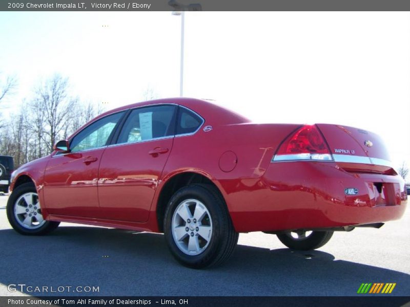 Victory Red / Ebony 2009 Chevrolet Impala LT