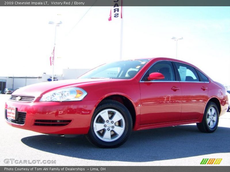 Victory Red / Ebony 2009 Chevrolet Impala LT
