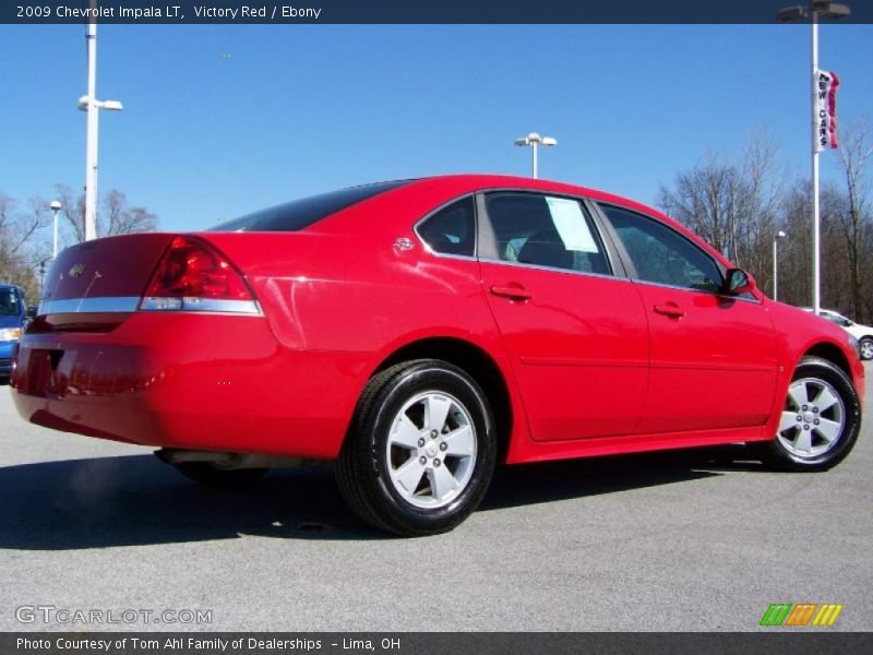 Victory Red / Ebony 2009 Chevrolet Impala LT