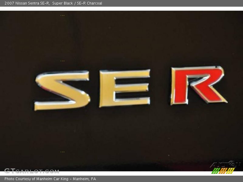 Super Black / SE-R Charcoal 2007 Nissan Sentra SE-R