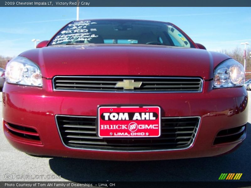 Victory Red / Gray 2009 Chevrolet Impala LT