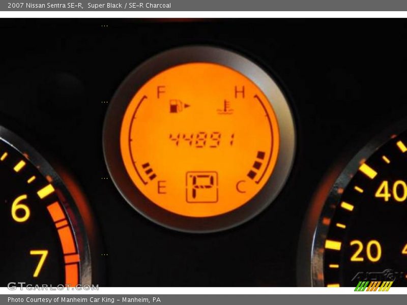 Super Black / SE-R Charcoal 2007 Nissan Sentra SE-R