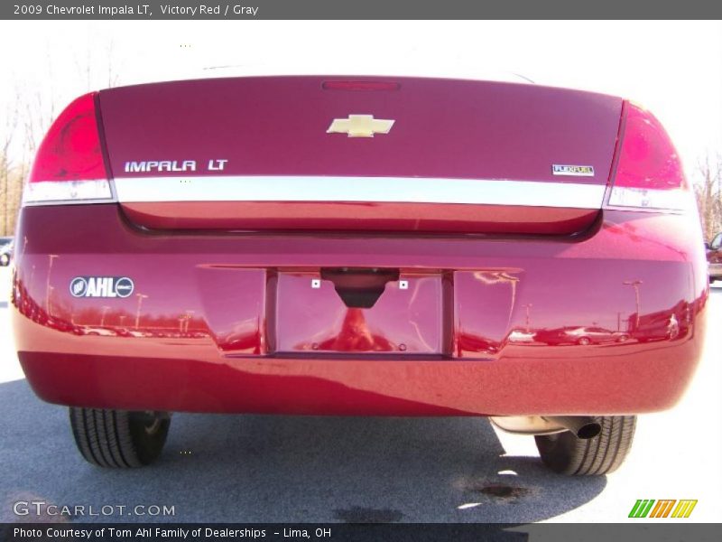 Victory Red / Gray 2009 Chevrolet Impala LT