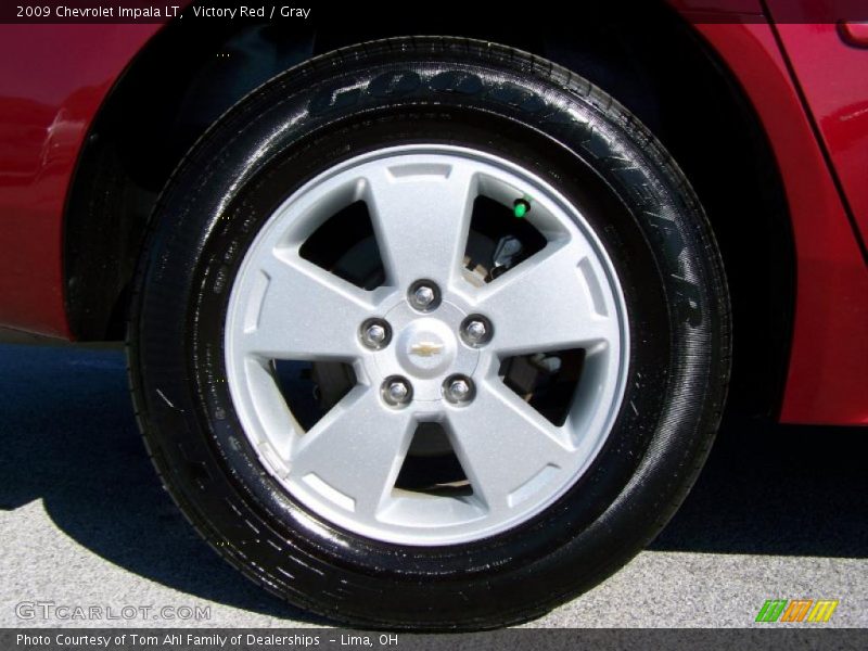 Victory Red / Gray 2009 Chevrolet Impala LT