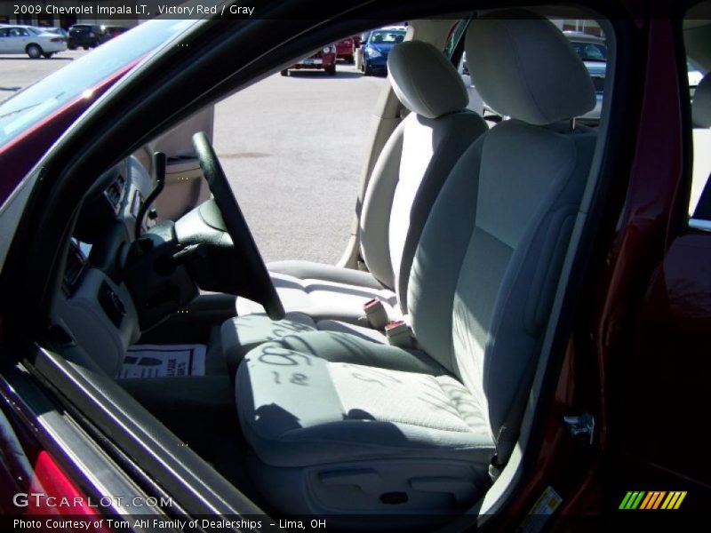 Victory Red / Gray 2009 Chevrolet Impala LT