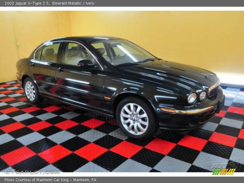 Emerald Metallic / Ivory 2002 Jaguar X-Type 2.5