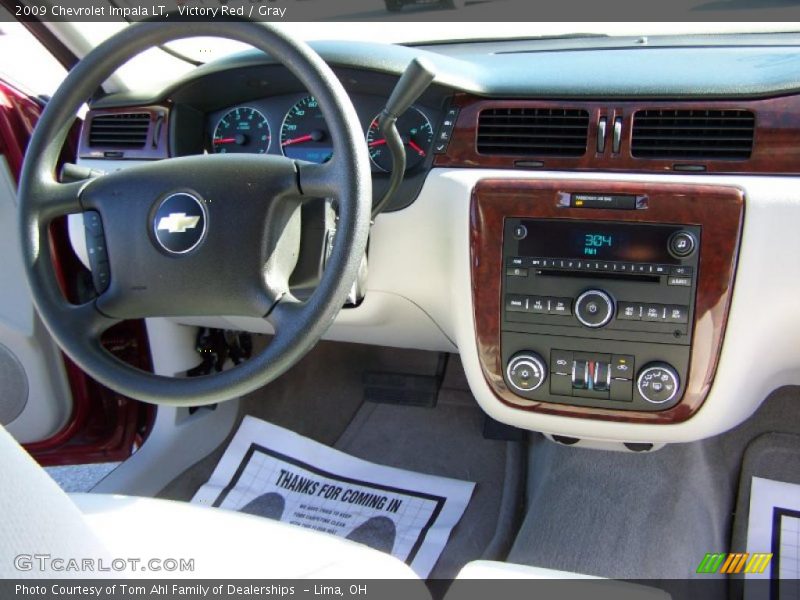 Victory Red / Gray 2009 Chevrolet Impala LT