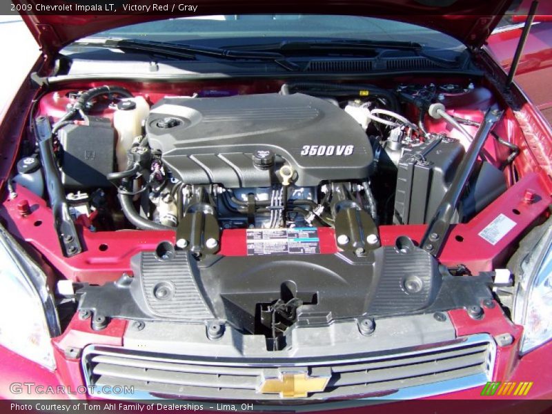 Victory Red / Gray 2009 Chevrolet Impala LT