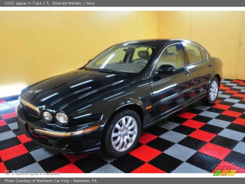 Emerald Metallic / Ivory 2002 Jaguar X-Type 2.5