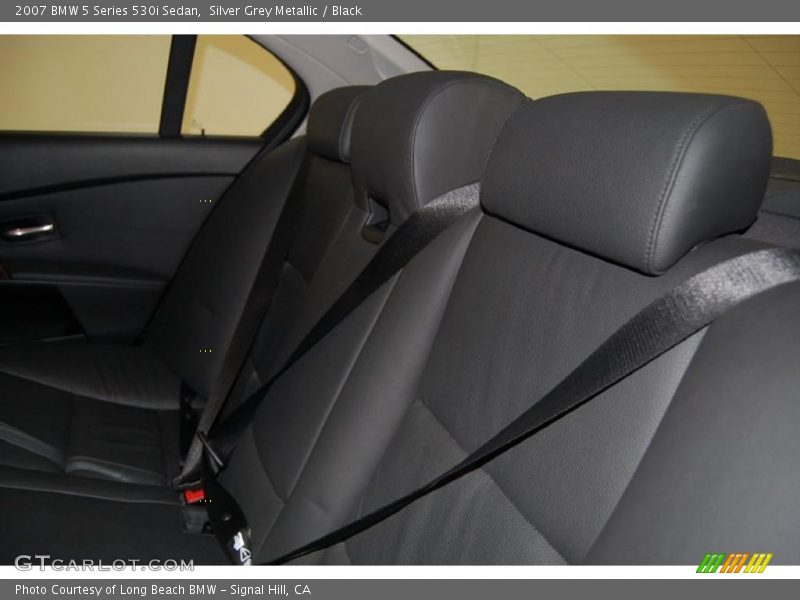 Silver Grey Metallic / Black 2007 BMW 5 Series 530i Sedan