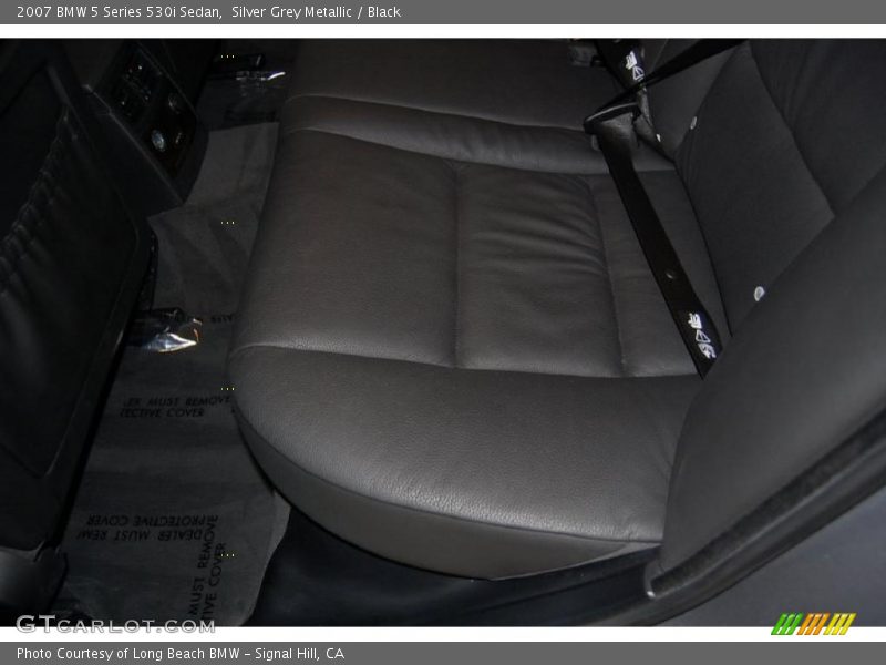 Silver Grey Metallic / Black 2007 BMW 5 Series 530i Sedan