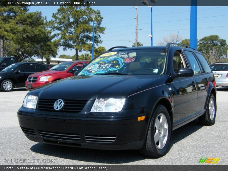 Black / Beige 2002 Volkswagen Jetta GLS 1.8T Wagon