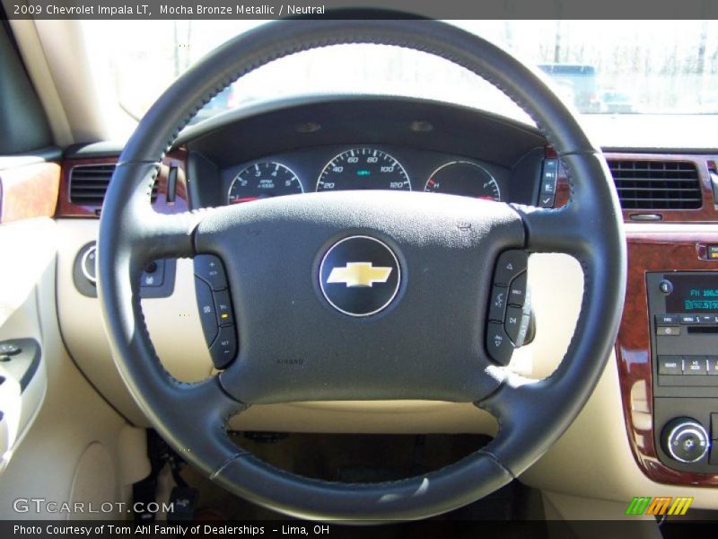 Mocha Bronze Metallic / Neutral 2009 Chevrolet Impala LT
