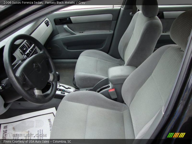 Fantasy Black Metallic / Grey 2006 Suzuki Forenza Sedan