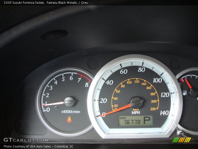 Fantasy Black Metallic / Grey 2006 Suzuki Forenza Sedan