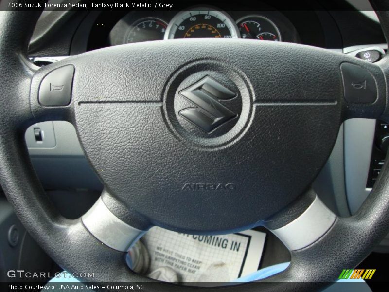 Fantasy Black Metallic / Grey 2006 Suzuki Forenza Sedan