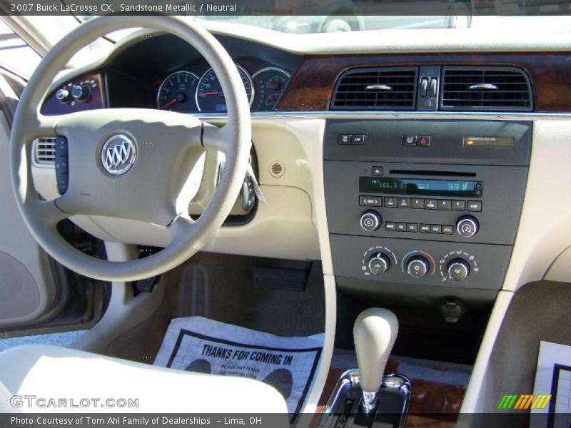 Sandstone Metallic / Neutral 2007 Buick LaCrosse CX