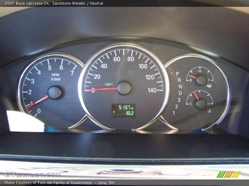 Sandstone Metallic / Neutral 2007 Buick LaCrosse CX