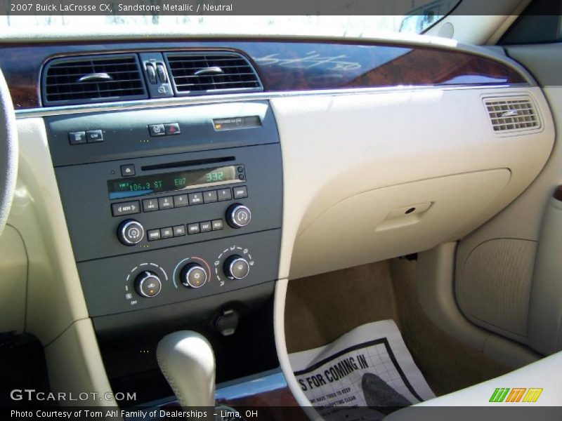 Sandstone Metallic / Neutral 2007 Buick LaCrosse CX
