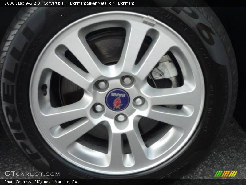 Parchment Silver Metallic / Parchment 2006 Saab 9-3 2.0T Convertible
