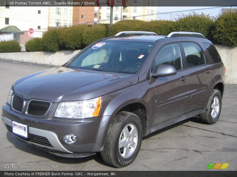 Granite Metallic / Ebony 2008 Pontiac Torrent AWD