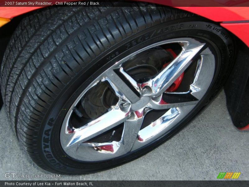 Chili Pepper Red / Black 2007 Saturn Sky Roadster