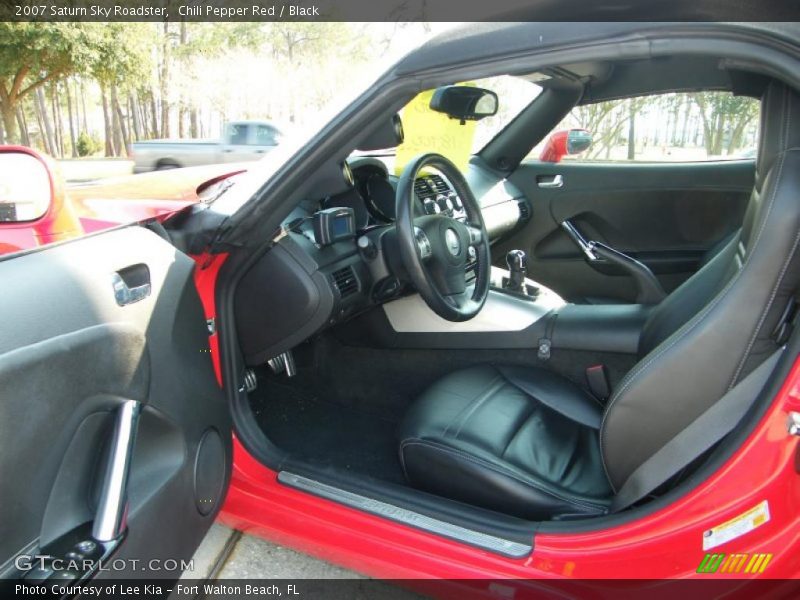 Chili Pepper Red / Black 2007 Saturn Sky Roadster