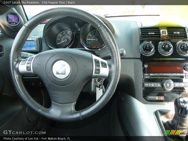 Chili Pepper Red / Black 2007 Saturn Sky Roadster