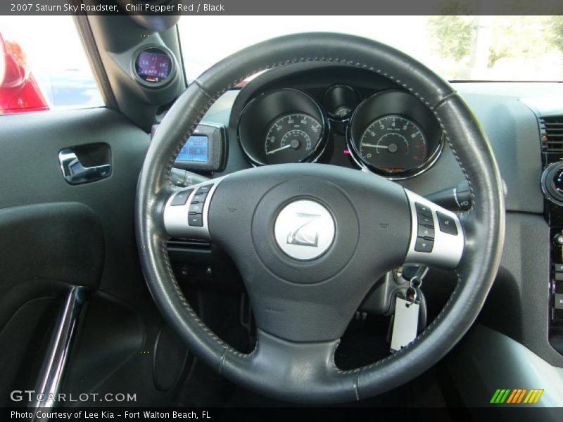 Chili Pepper Red / Black 2007 Saturn Sky Roadster