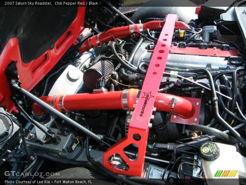Chili Pepper Red / Black 2007 Saturn Sky Roadster