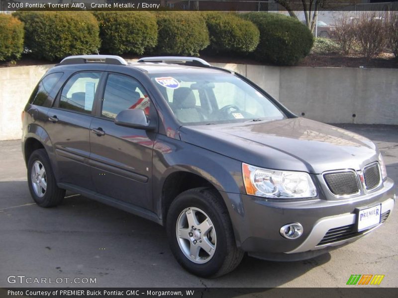 Granite Metallic / Ebony 2008 Pontiac Torrent AWD