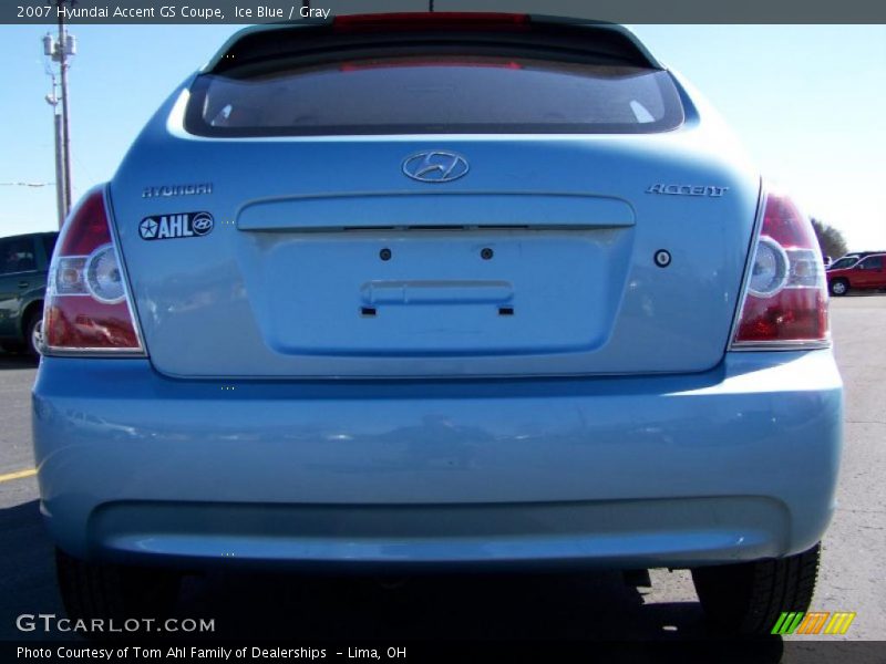 Ice Blue / Gray 2007 Hyundai Accent GS Coupe