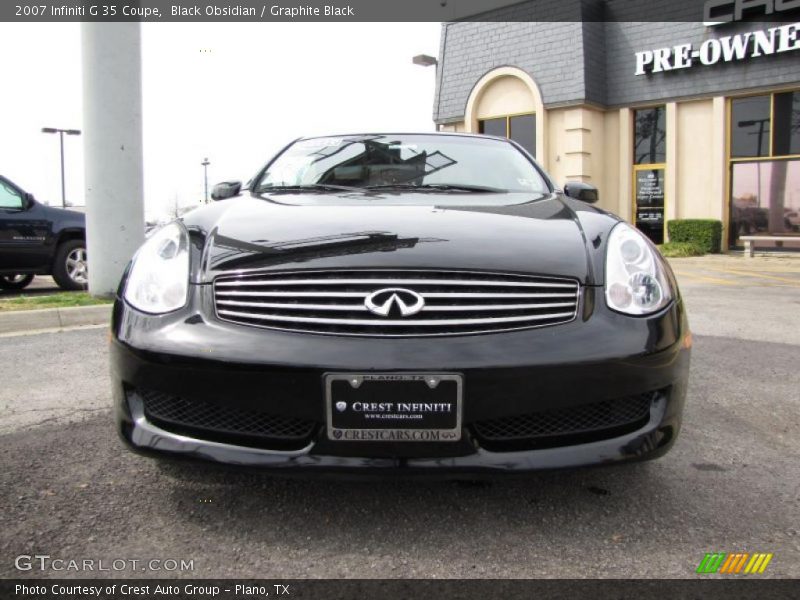 Black Obsidian / Graphite Black 2007 Infiniti G 35 Coupe