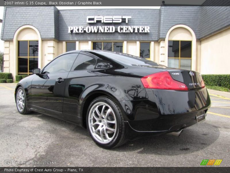 Black Obsidian / Graphite Black 2007 Infiniti G 35 Coupe