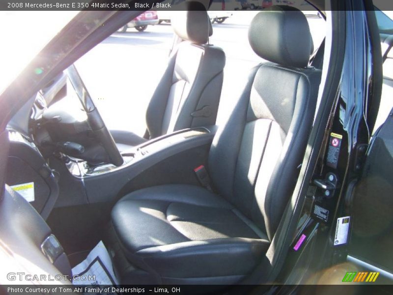 Black / Black 2008 Mercedes-Benz E 350 4Matic Sedan
