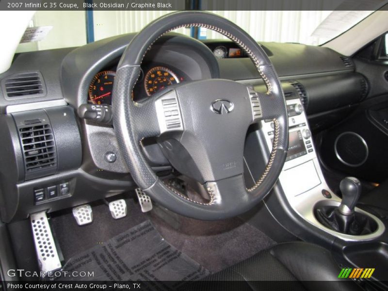 Black Obsidian / Graphite Black 2007 Infiniti G 35 Coupe